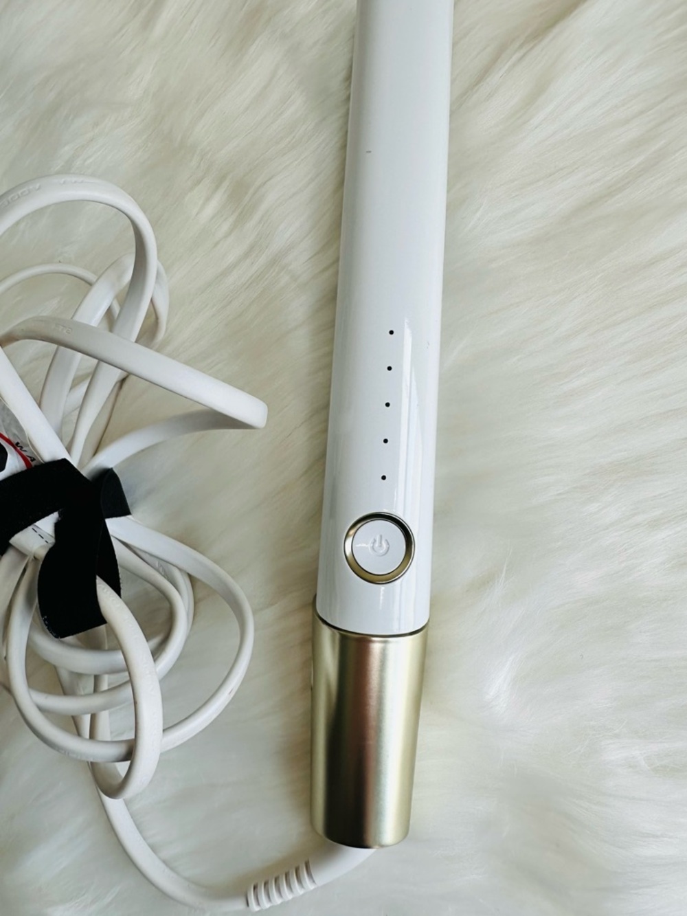T3 Professional SinglePass Ceramic 1” Flat Iron Hair Straightener White and Gold - Picture 2 of 14